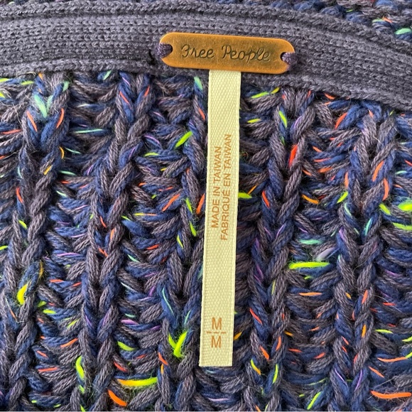 NWT Free People Midnight Aura Combo Sweater Medium - Picture 2 of 8